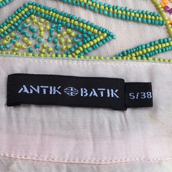 Antik Batik Hampton Beaded Embroidered Mini Skirt Size Small - Picture 5 of 6